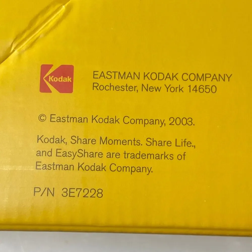 Kodak Easy Share DX6340 Film Camera Zoom Digital 2003 Tested Disc Manual